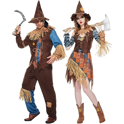 Par Fågelskrämma Halloween kostymer