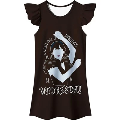 Onsdags Addams Raven Dress
