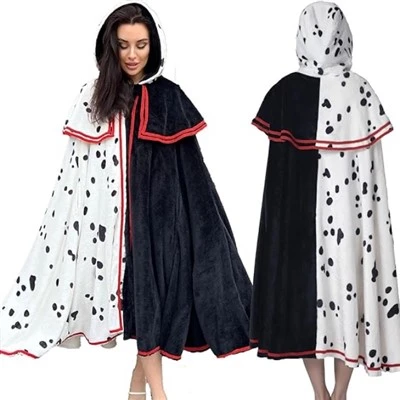 Cruella Deville-dräkt för kvinnor
